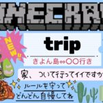 #1［Minecraft×trip］家、ついて行ってイイですか？ながら視聴大歓迎♪