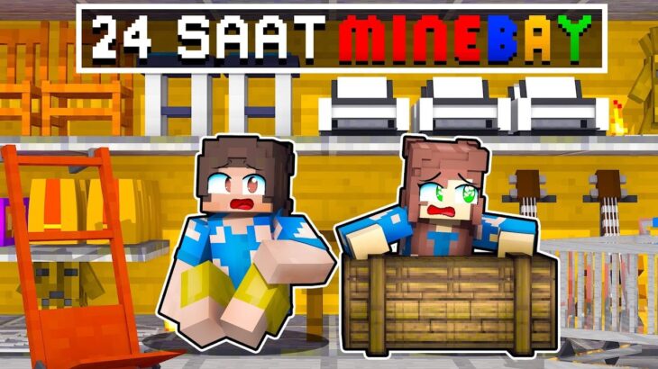 24 SAAT MİNEBAY ÖRGÜTÜ GİZEMİNİ ÇÖZDÜK 🥵 – Minecraft