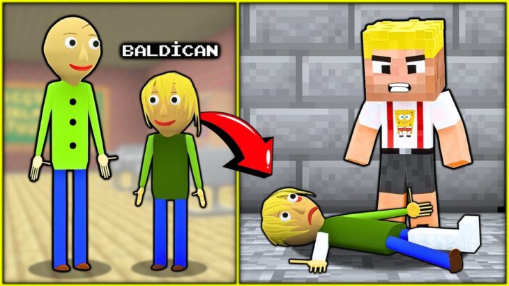 BALDİ’NİN BEBEĞİ OLDU, EFEKAN ONU DÖVDÜ! 😂 – Minecraft