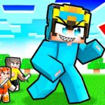 HUNTERS vs TINY & GIANT SPEEDRUNNER in Minecraft!