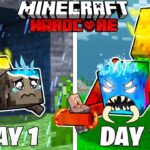 I Survived 100 Days as an ELEMENTAL SPIDER in HARDCORE Minecraft