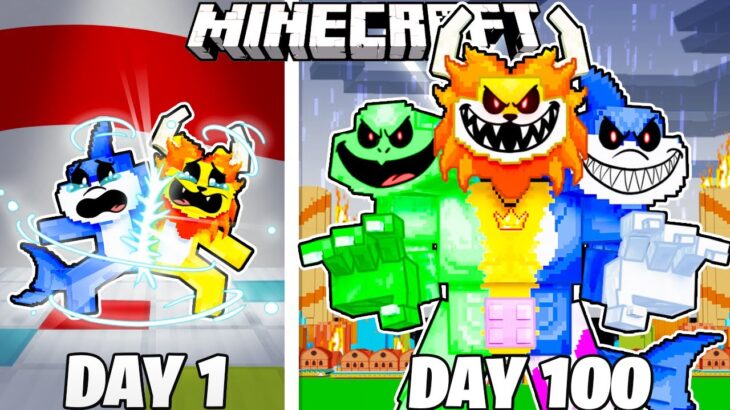I Survived 100 Days as the FORGOTTEN CRITTERS in HARDCORE Minecraft!
