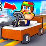 I Turned my Bed into a Race Car in Minecraft!