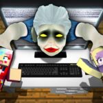 【学校の怪談…🏫】恐怖のパソコンババアに襲われるマインクラフト😱【マイクラ Minecraft】ぽっぴんず
