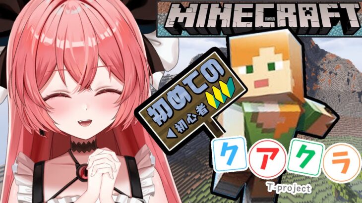 【Minecraft / クアクラ】マイクラ初心者🔰が目指す建築とは！？『クアドラントワールド』2日目✨【華鉈イオ/StellArt.】#新人vtuber #マイクラ
