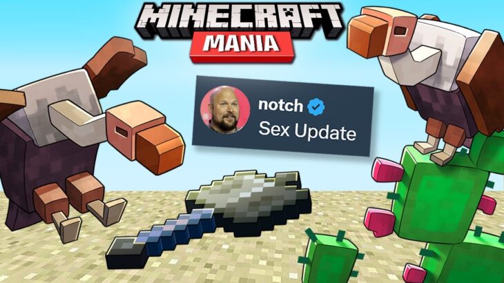 Minecraft Mania – NOTCH quiere S*X Update, BUITRES nerfeando el MAZO!