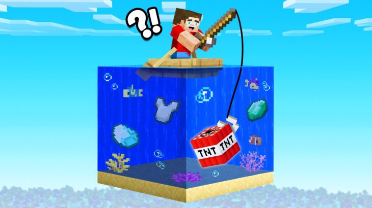 Minecraft but There’s One Ocean Block