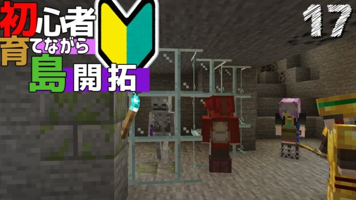 【Minecraft】初心者育てながら島開拓! モブ補完計画編part17（ゆっくり実況）