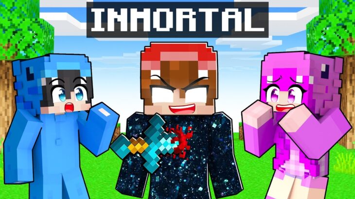 Molesté a Mis Amigos con INMORTALIDAD en Minecraft!