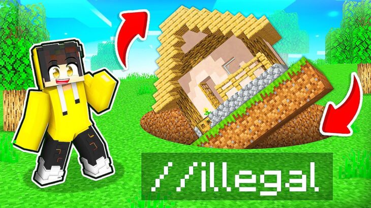 NOOB vs PRO Yapı Kapışmasında //İLLEGAL Modu ile Trolledim! – Minecraft