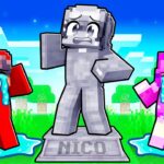 Nico was TURNED TO STONE in Minecraft!