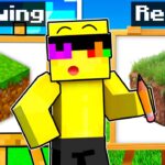 Sunny VS Melon REALISTIC SPEED DRAW In Minecraft!