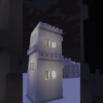 【マイクラ 建築】雪の夜　#マイクラ #マイクラ建築 #minecraft #マインクラフト