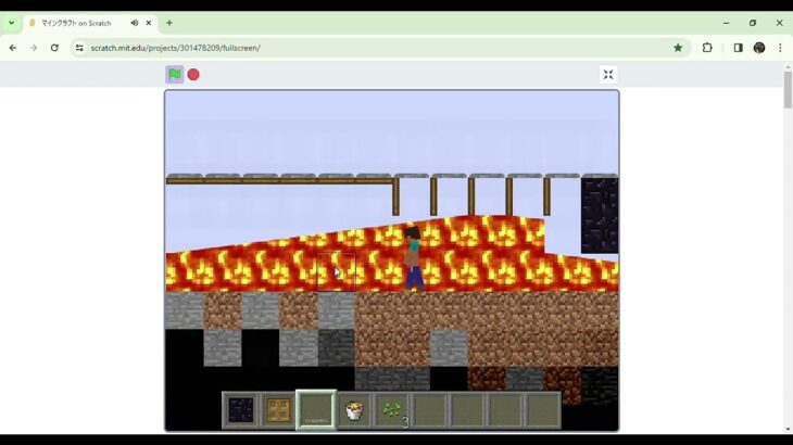 マインクラフト on Scratch   家などの作り方