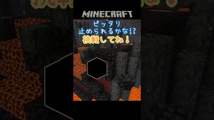 建築におすすめ♪枠にピッタリ止められるかなチャレンジ！part154【Minecraft】 #shorts #マイクラ #マインクラフト  #minecraft