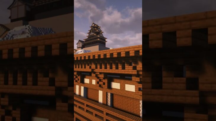 【マイクラ建築】仁和寺、二王門。#shorts