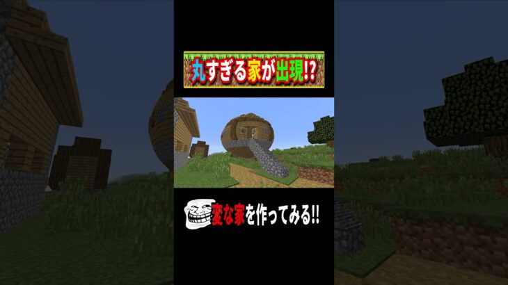 【マインクラフト】変な家 #shorts