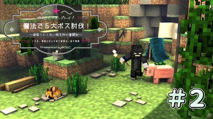 極めろ！チキンプレイ！魔法で５大ボス討伐！＃２【マイクラ】