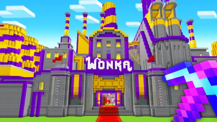 I Built WILLY WONKA’s Chocolate Factory in Minecraft Hardcore!