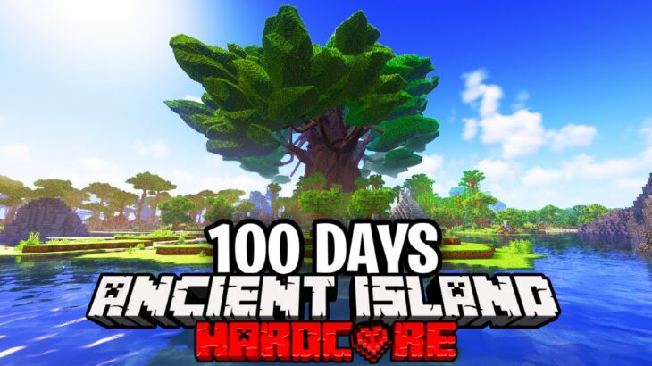 I Survived 100 Days on an Ancient Survival Island in Hardcore Minecraft ...