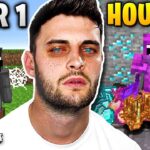 I played HARDCORE Minecraft for 24 Hours STRAIGHT…