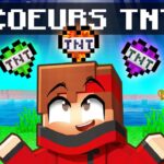 J’ai triché avec des COEURS de TNT sur Minecraft !