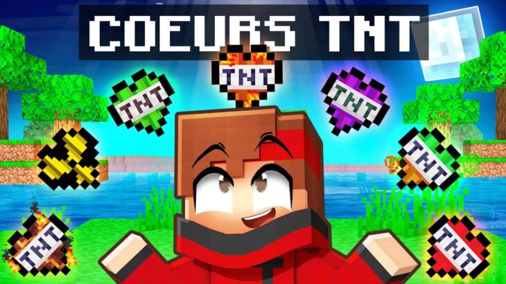 J’ai triché avec des COEURS de TNT sur Minecraft !