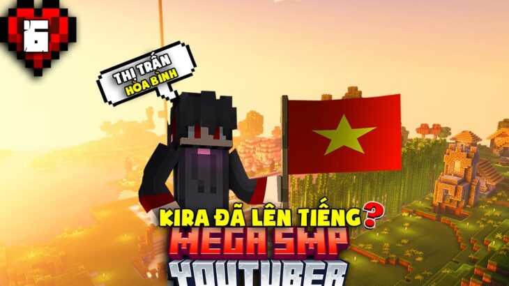 MINECRAFT MEGA SMP* TẬP 6 | KURO GIẬT DÂY BÊN KRESH NỘI BỘ VÀ KIRA ĐÃ MỜI MÌNH GIA NHẬP THỊ TRẤN