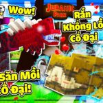 MINECRAFT THỜI ĐẠI KHỦNG LONG * TẬP 15 | LỘC TƯỞNG NIỆM ANH LONG T-REX VÀ HỒI SINH CÁ , RẮN CỔ ĐẠI😱🤩