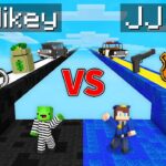 Mikey CRIMINAL vs JJ POLICE Bridge Survival Battle in Minecraft (Maizen)