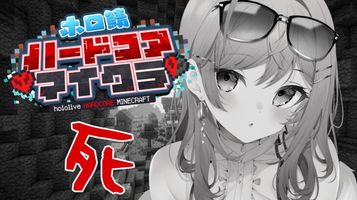 【Minecraft】死にました・・・。ネザーに・・・いきたい・・・。 #ホロ鯖ハードコアマイクラ 【#一条莉々華/hololive DEV_IS】