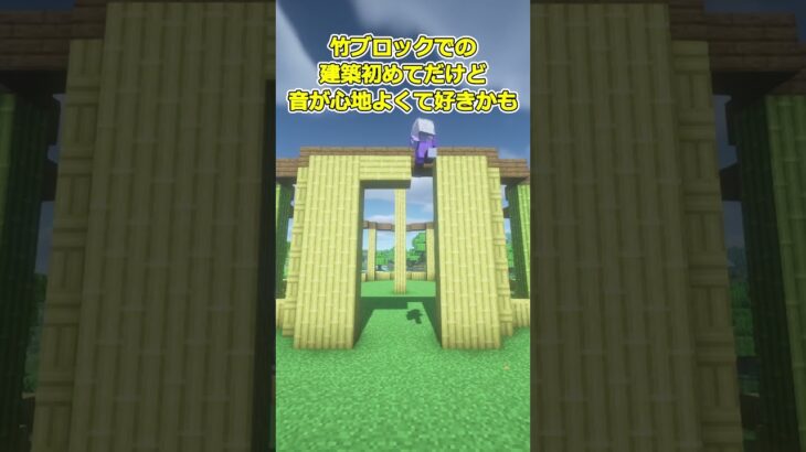 【建築】【Minecraft】建築がんばりたい人の村人ハウスpart2 #minecraft #マイクラ #マインクラフト #shorts  #ゲーム実況