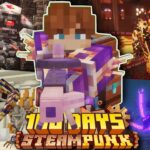 Mình Sinh Tồn 100 Ngày Minecraft SteamPunk Siêu Khó !!