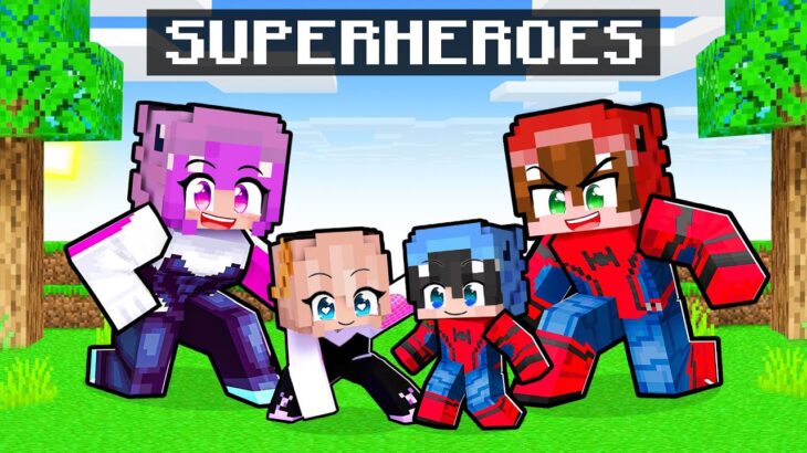 Nos Convertimos en SUPERHEROES en Minecraft!