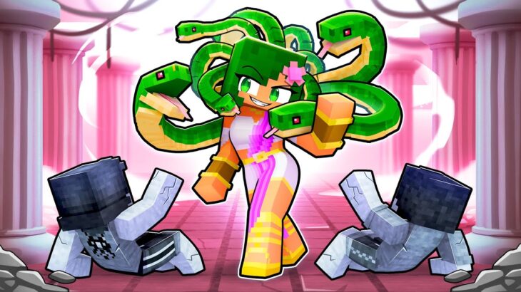 Playing as MEDUSA in Minecraft!