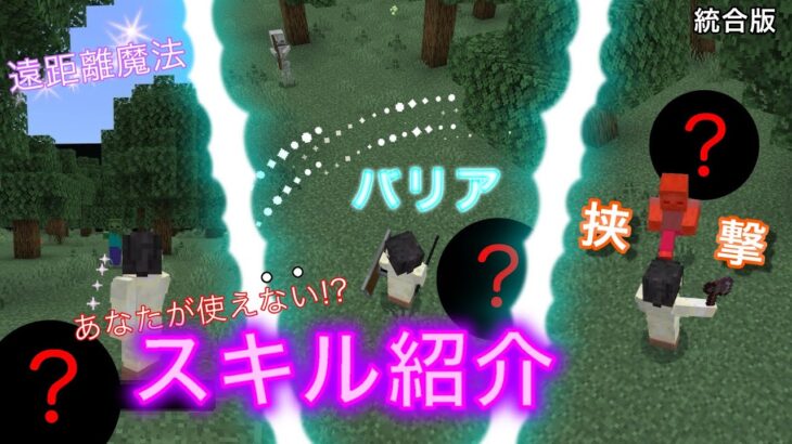 【マイクラ統合版】魔法スキルや連携スキルなどをご紹介♪【RPG進捗報告】