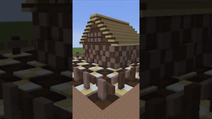 【マイクラ 建築 お菓子の家】マイクラで建築　お菓子の街のお菓子の家　マイクラ #minecraft #マインクラフト #マイクラ建築