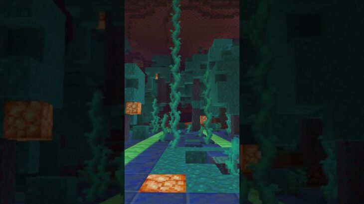 【minecraft nether】ネザー（地獄）で建築ショートバージョン61　マイクラ #minecraft #マインクラフト #マイクラ建築