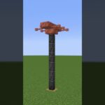 【マイクラ】電柱を建築してみたい#minecraft   #shorts