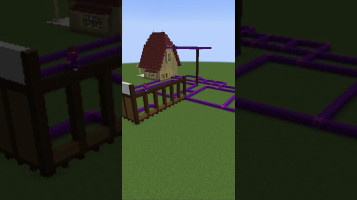 【マイクラ】となりのトト〇の家の一部の壁を建築していきたい#minecraft  #shorts