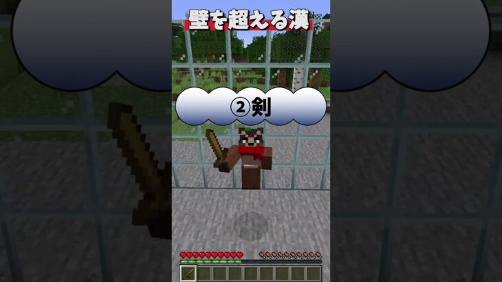 壁を壊さずに通り抜ける！？【マイクラ検証 裏技】 #shorts #マインクラフト #マイクラ #minecraft