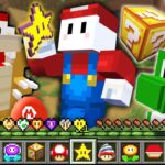 マリオのアイテムが作れる世界でサバイバル【マインクラフト】