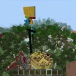 【マインクラフト】スカイツリーから落っこちる？！きのこの家など