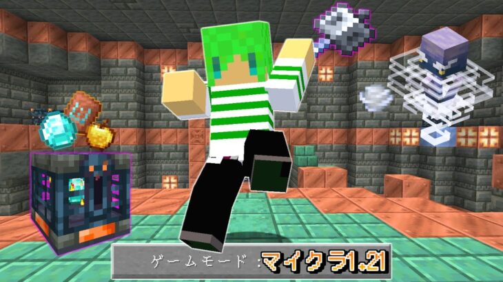 マイクラ1.21で追加された最強武器『メイス』が強すぎた…【マインクラフト】