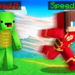 スピード 100 スピードランナー vs スピード 0 ハンター: Minecraft のマイゼン vs マイキー!