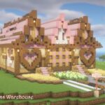 [マイクラ建築]桜の倉庫の作り方 ラージチェスト228個[Minecraft][tutorial][warehouse]