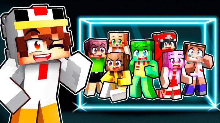 ENFERMER mes AMIS dans une BOÎTE pendant 24H sur Minecraft !