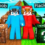 Espada NOOB vs Espada HACKER en Desafío de LUCKY BLOCKS Minecraft