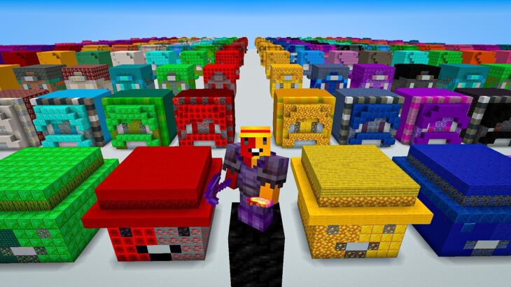🟨 Eu Construí 100 YOUTUBERS GIGANTES de Minério no Minecraft – CS4