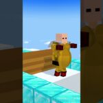 Fat 2 Fit: Saitama vs Garou – Minecraft Shorts  #onepunchmanchallenge #funnyanimation #minecraft